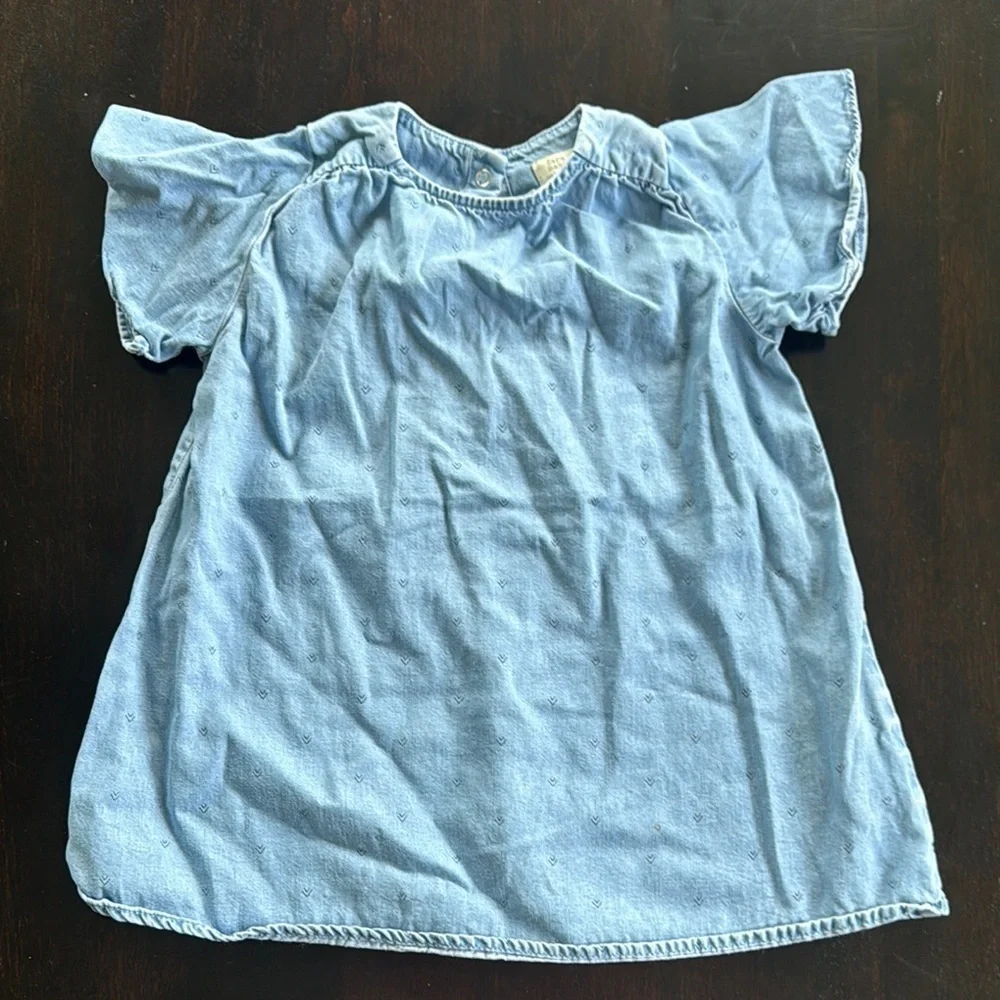 Zara Kids Sky Blue Blouse - Picture 1 of 4